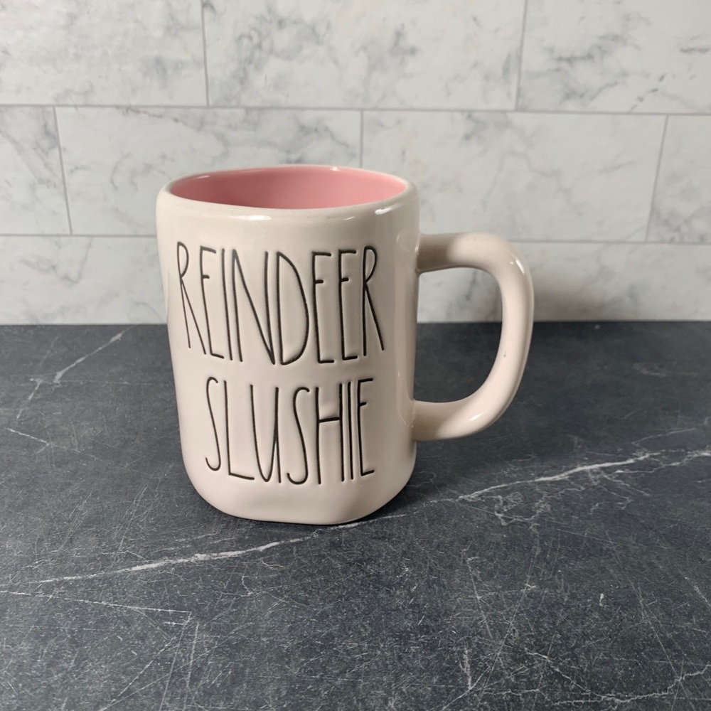 Rae Dunn Reindeer slushie mug Christmas